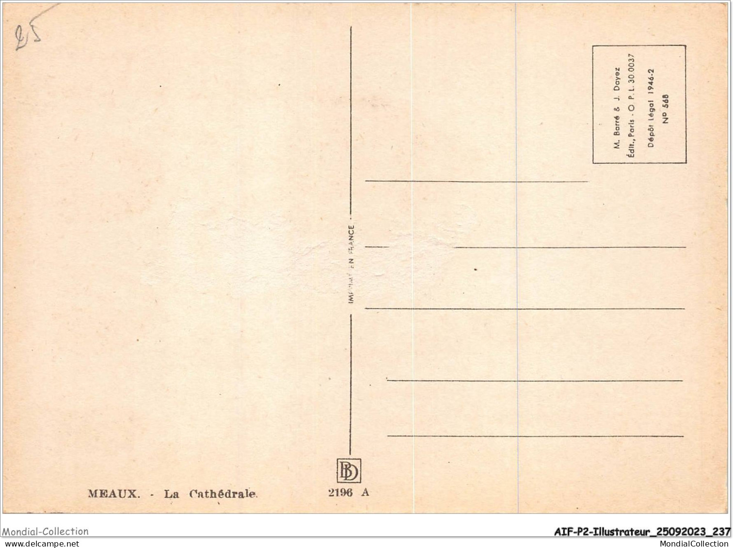 AIFP2-ILLUSTRATEUR-0248 - BARDAY - MEAUX - La Cathédrale  - Barday