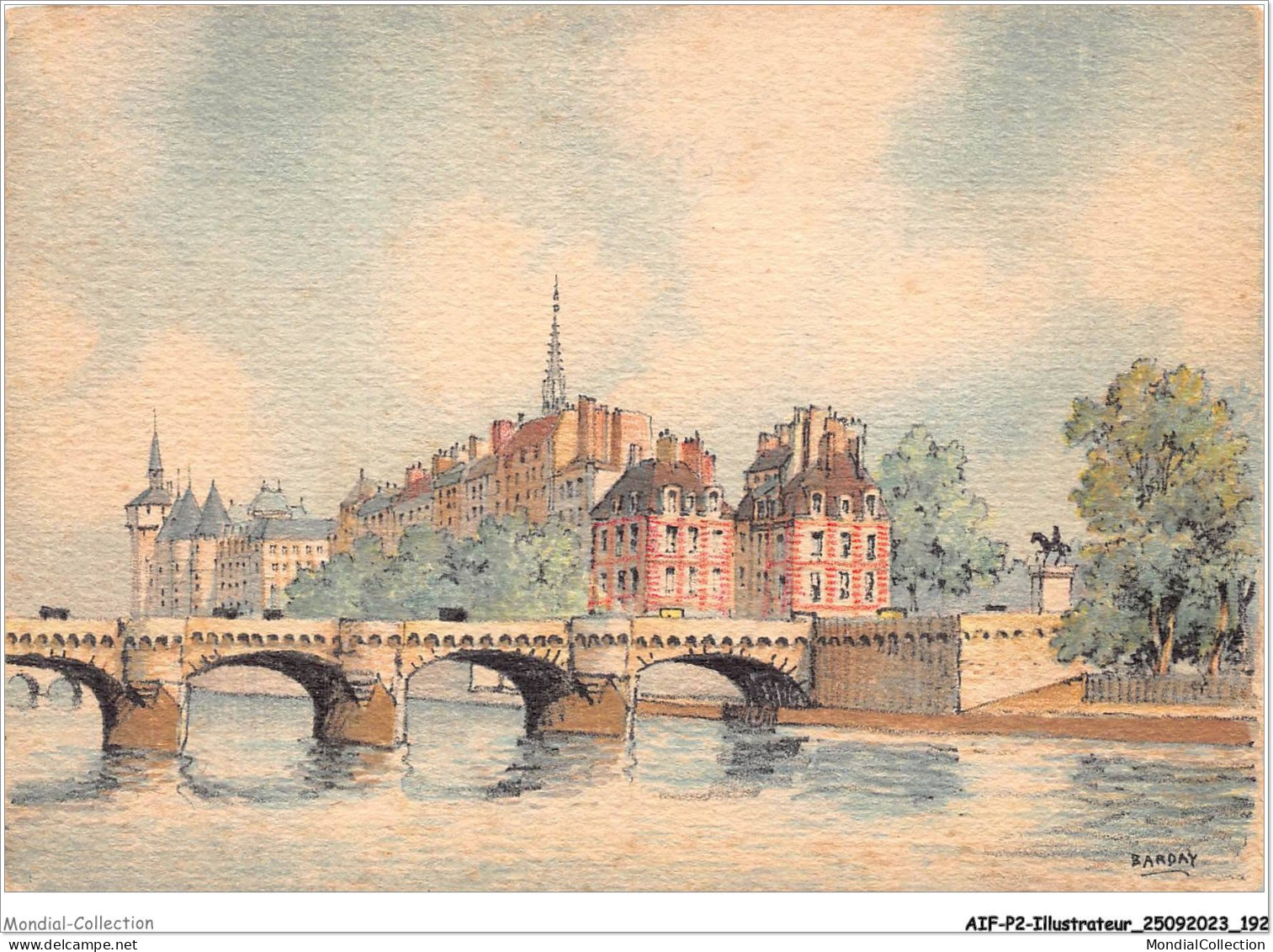 AIFP2-ILLUSTRATEUR-0226 - BARDAY - PARIS - Le Pont Neuf  - Barday