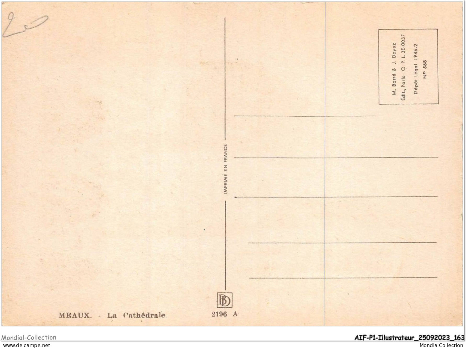 AIFP1-ILLUSTRATEUR-0081 - BARDAY - MEAUX - La Cathédrale  - Barday