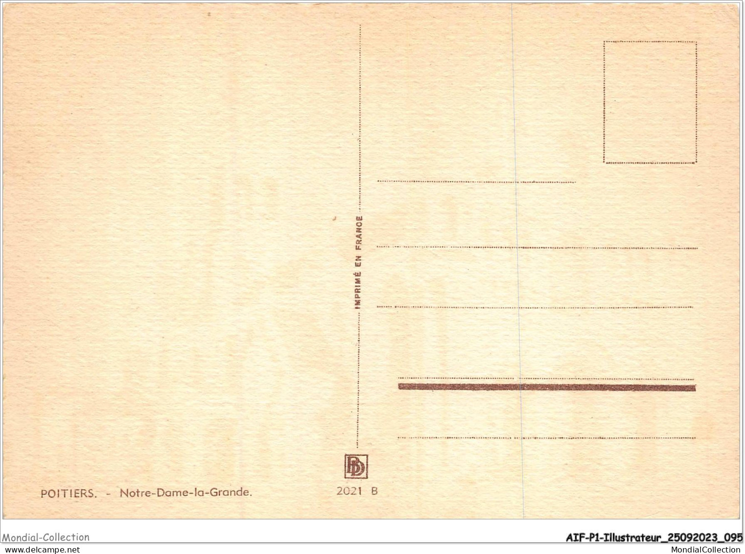 AIFP1-ILLUSTRATEUR-0048 - BARDAY - POITIERS - Notre-dame-la-grande  - Barday