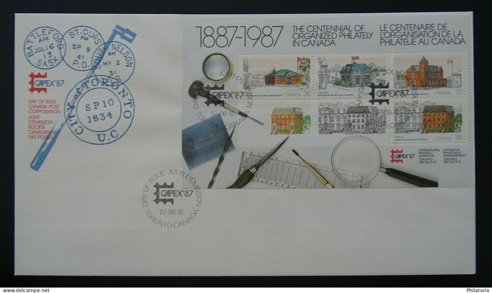 Kanada Mi Bl 6 , Sc 1125A FDC , Ersttagsbrief - Gebraucht