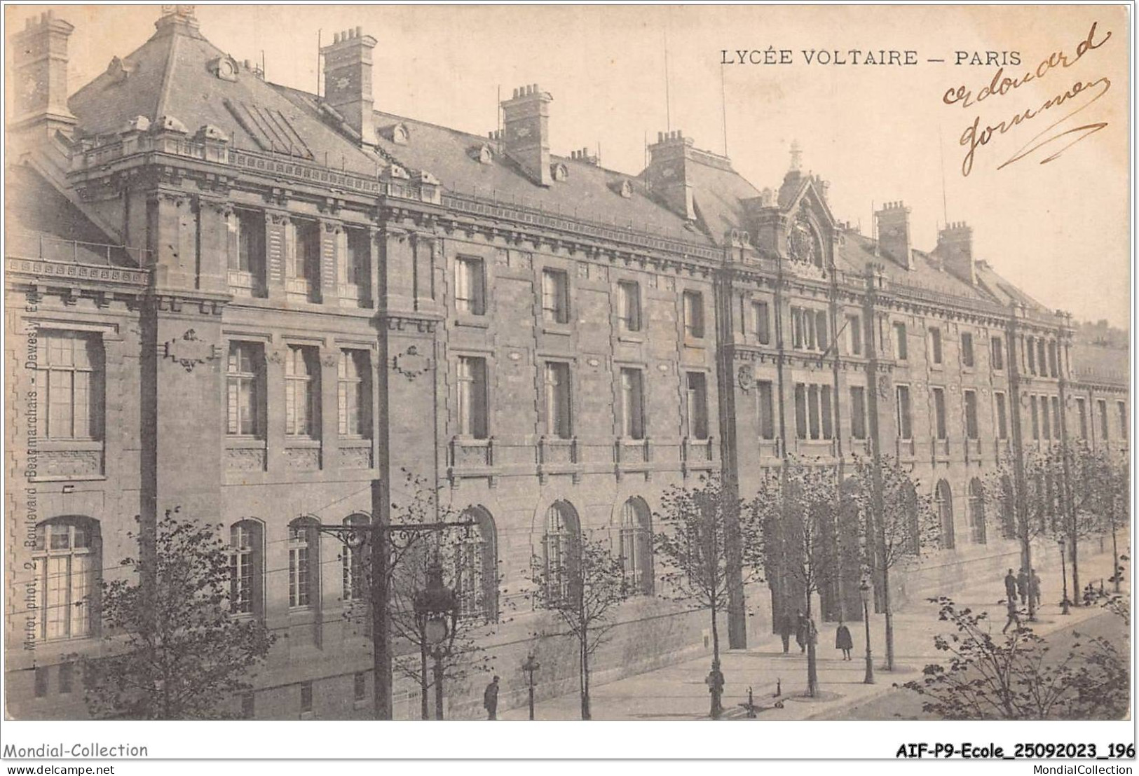 AIFP9-ECOLE-1011 - PARIS - Lycée Voltaire  - Schulen