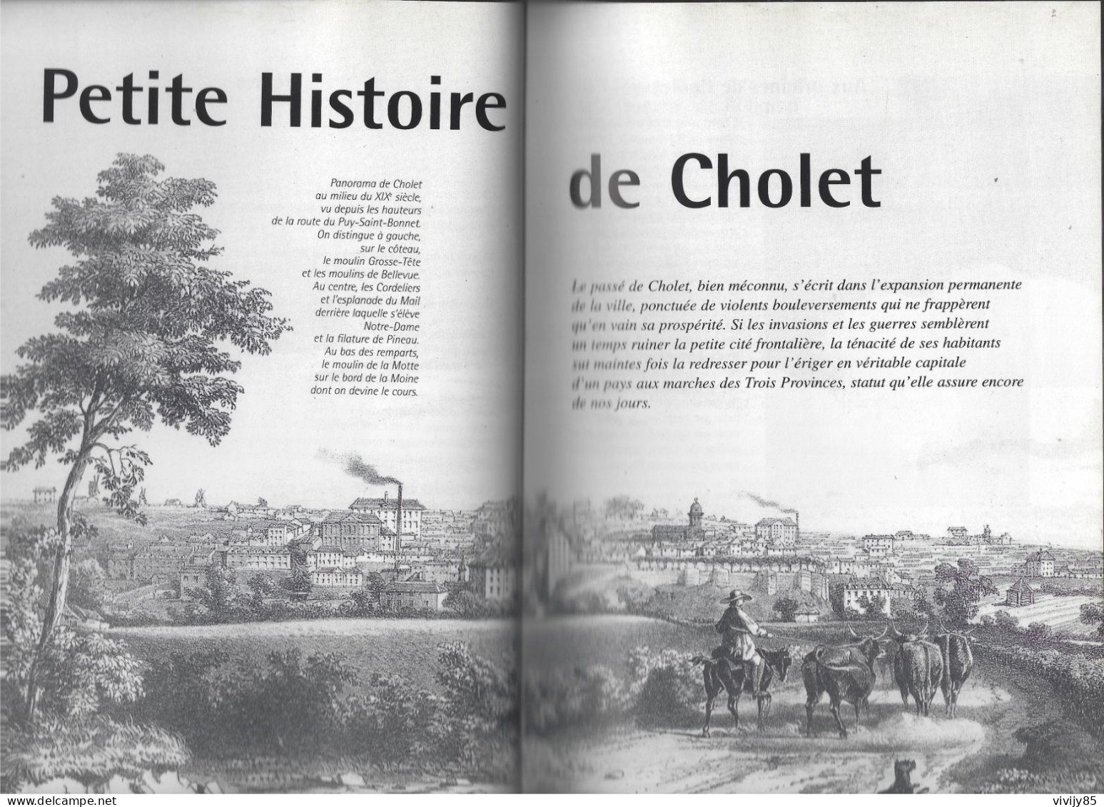 49 - CHOLET - T.Beau Livre Illustré De 95 Pages " Les Grandes Heures De Cholet " - 1995 - Pays De Loire