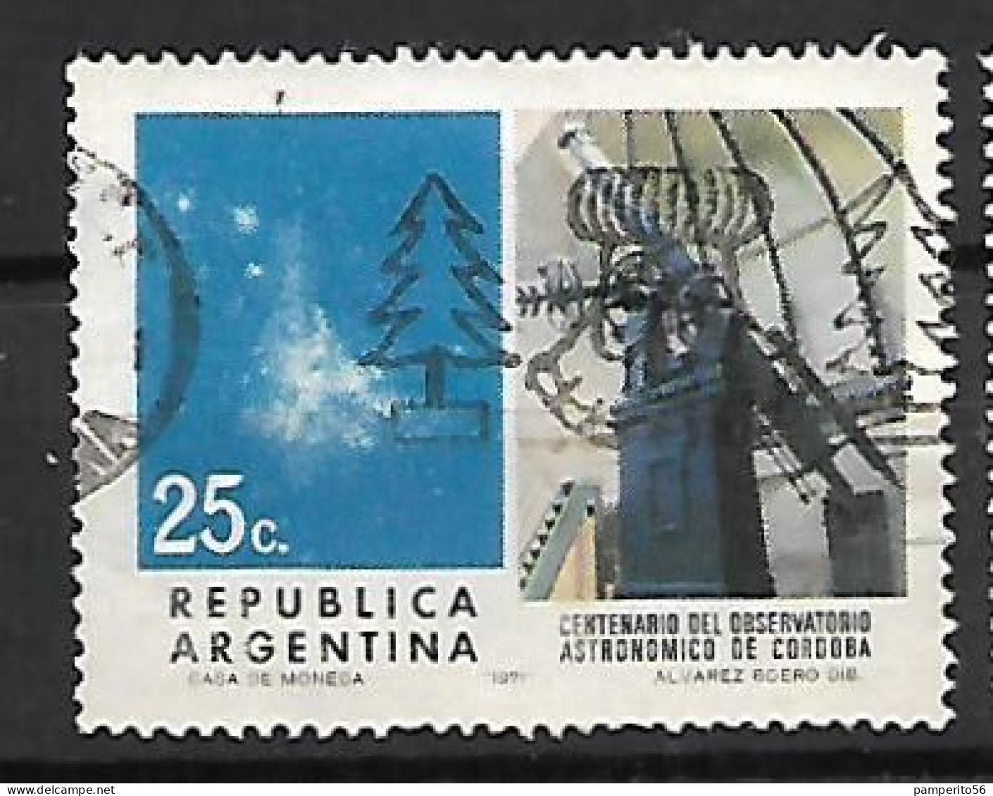 ARGENTINA - AÑO 1971 - Centenario Del Observatorio De Córdoba.. - Usado - Gebruikt