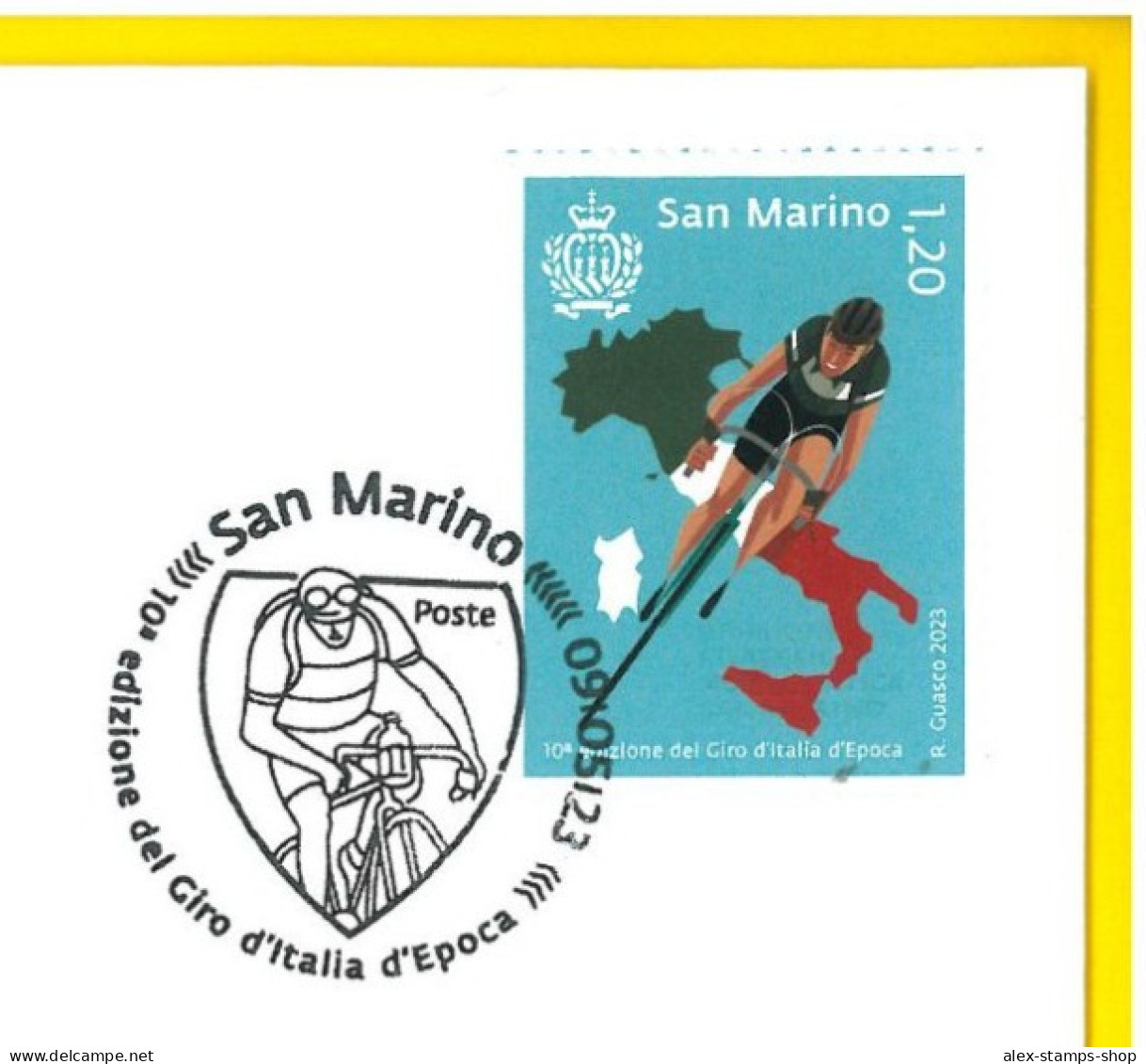 SAN MARINO 2023 FDC 10a Edizione Del Giro D'Italia D'Epoca - New FDC - FDC