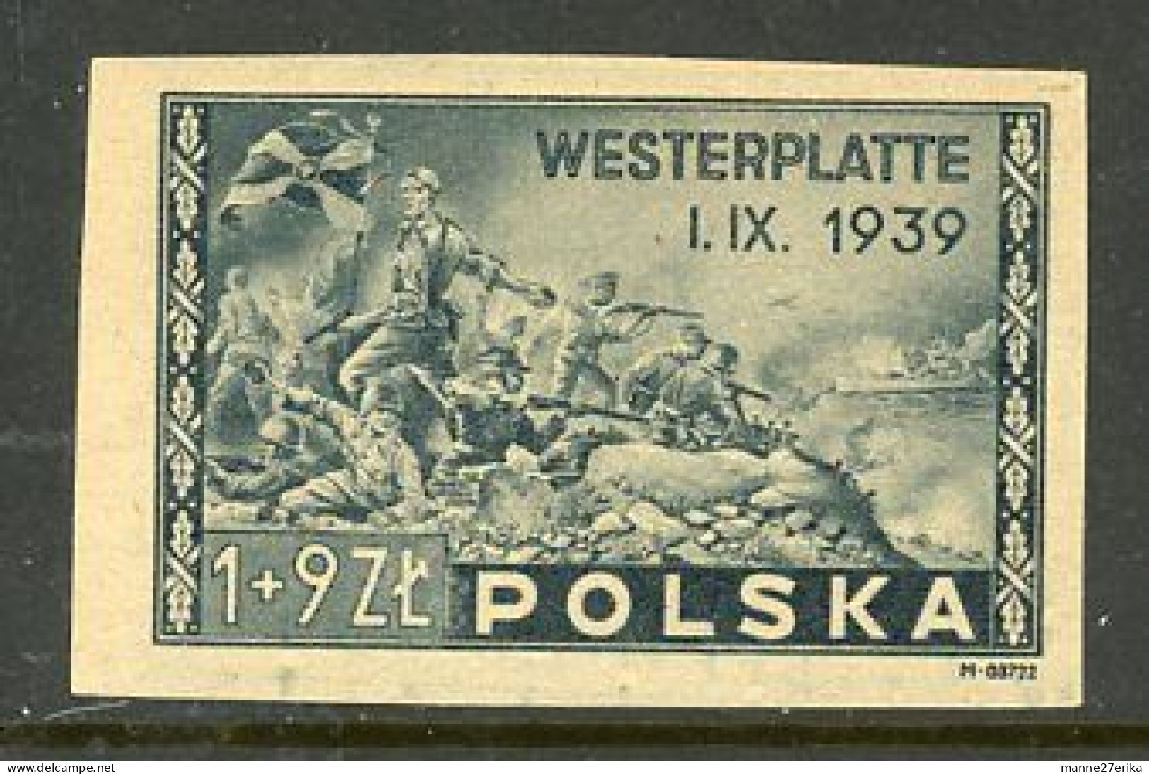 Poland 1945 MH ( Polish Army's Last Stand At Westerplatte) - Unused Stamps