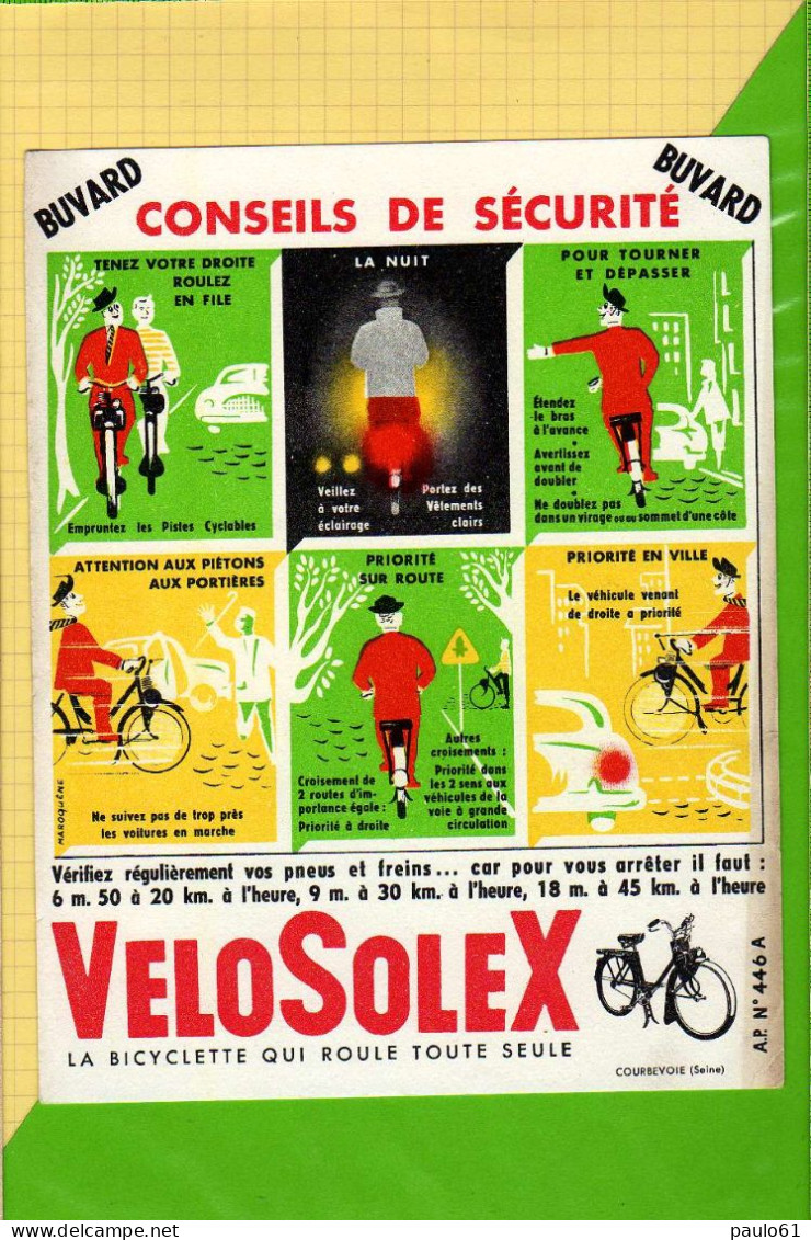 BUVARD &amp; Blotting Paper  : VELOSOLEX AP446 A - Motos & Bicicletas