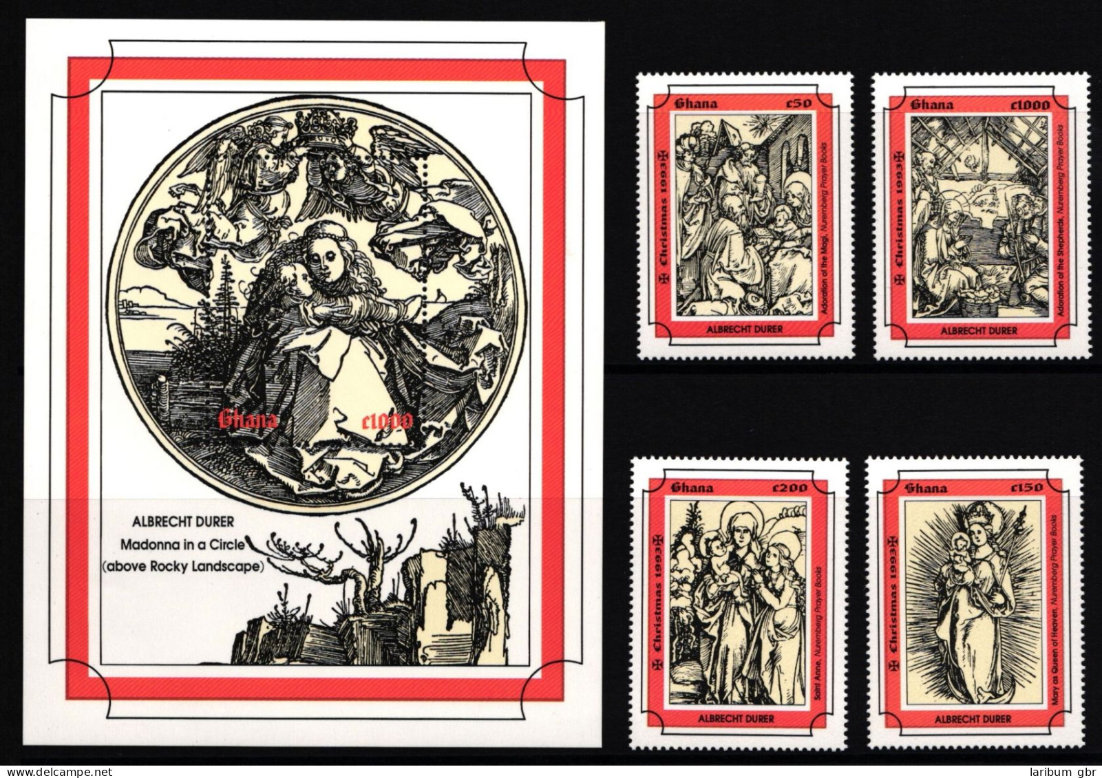 Ghana 1912, 1914-1915 Und 1919 Und Block 239 Postfrisch Dürer #IH917 - Ghana (1957-...)