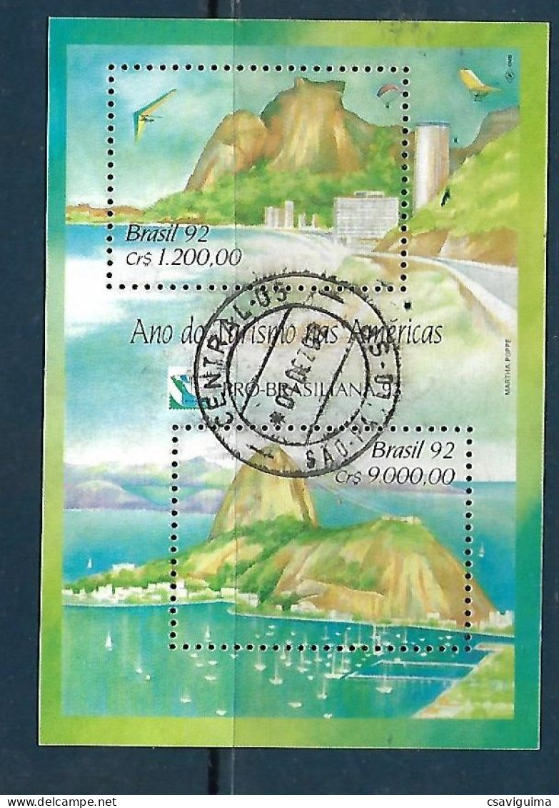 Brasil (Brazil) - 1992 - Tourism: Rio De Janeiro - Yv Bf 90 (Used, Hinged) - Other & Unclassified