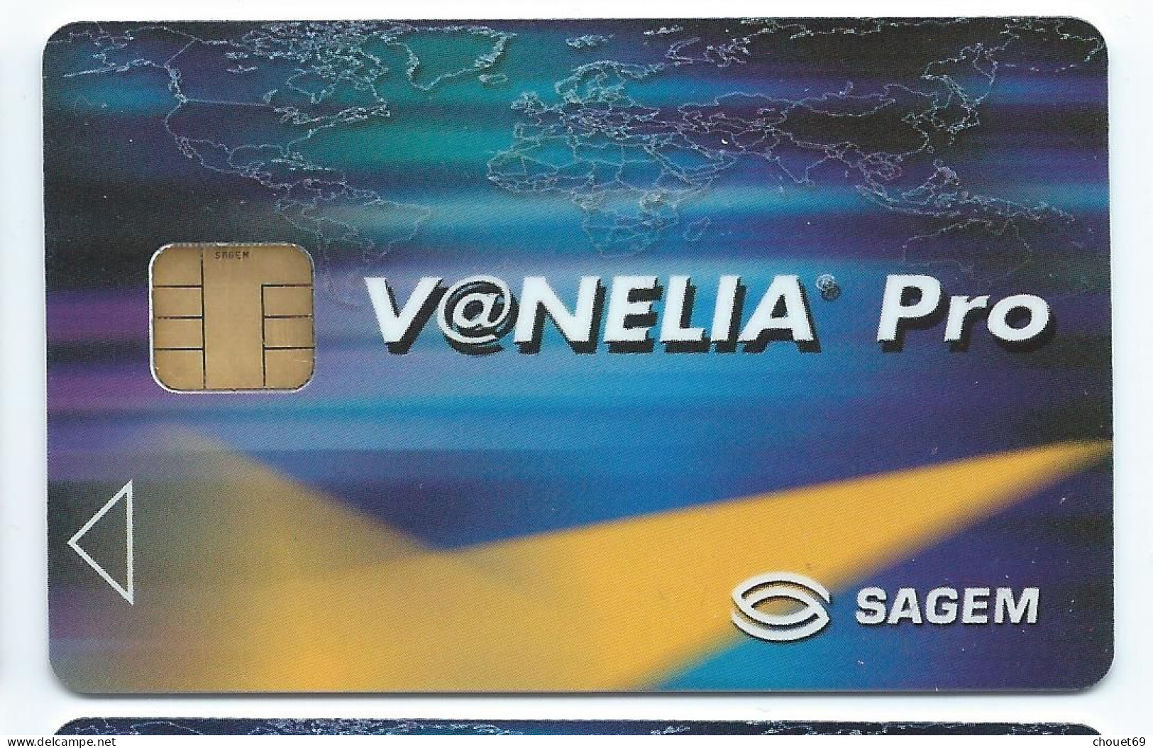 CARTE A PUCE SAGEM VANELIA PRO TEST CARD Smart Demo (BA0415 - Beurskaarten