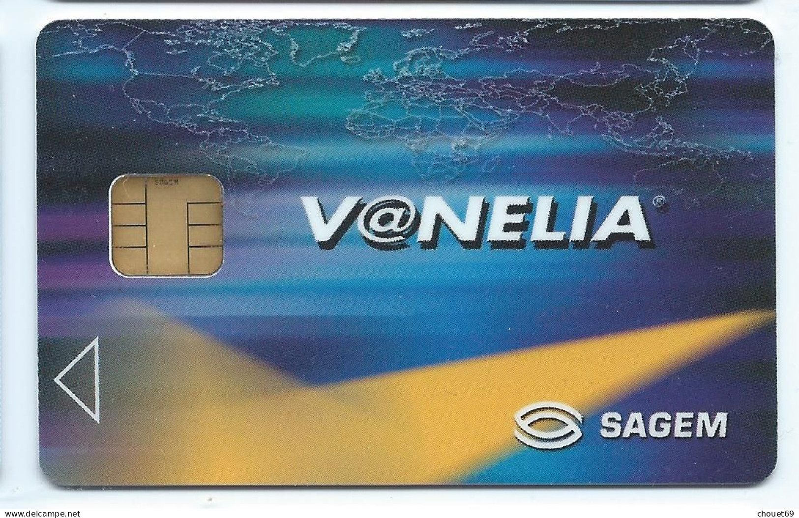 CARTE A PUCE SAGEM VANELIA TEST CARD Smart Demo (BA0415 - Tarjetas De Salones Y Demostraciones