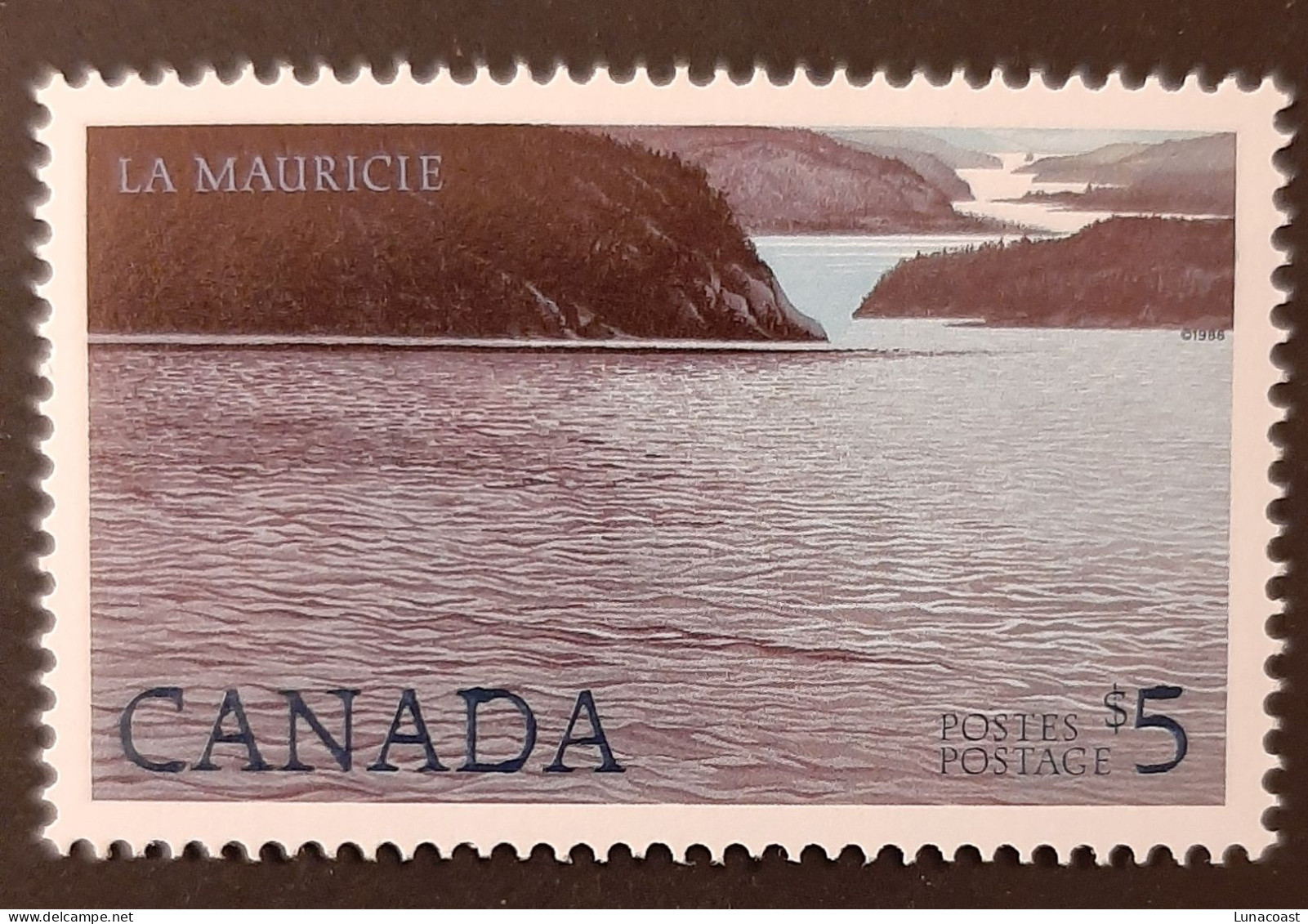 Canada 1986 MNH Sc #1084**   5$  La Maurice National Park - Neufs