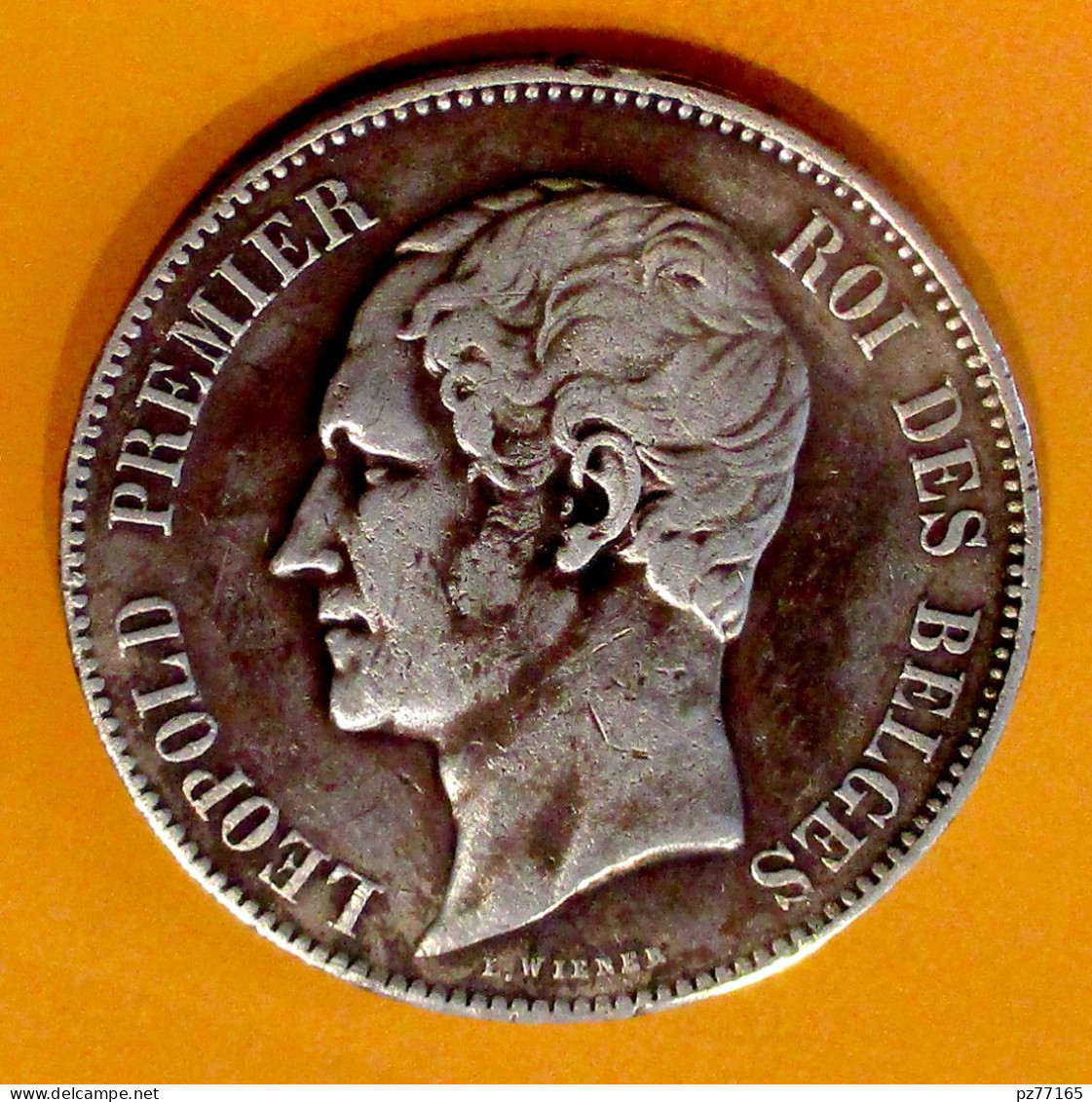 Belgique 5 Francs 1849,  Léopold I, TTB Qualité  //  Argent Silver - 5 Frank