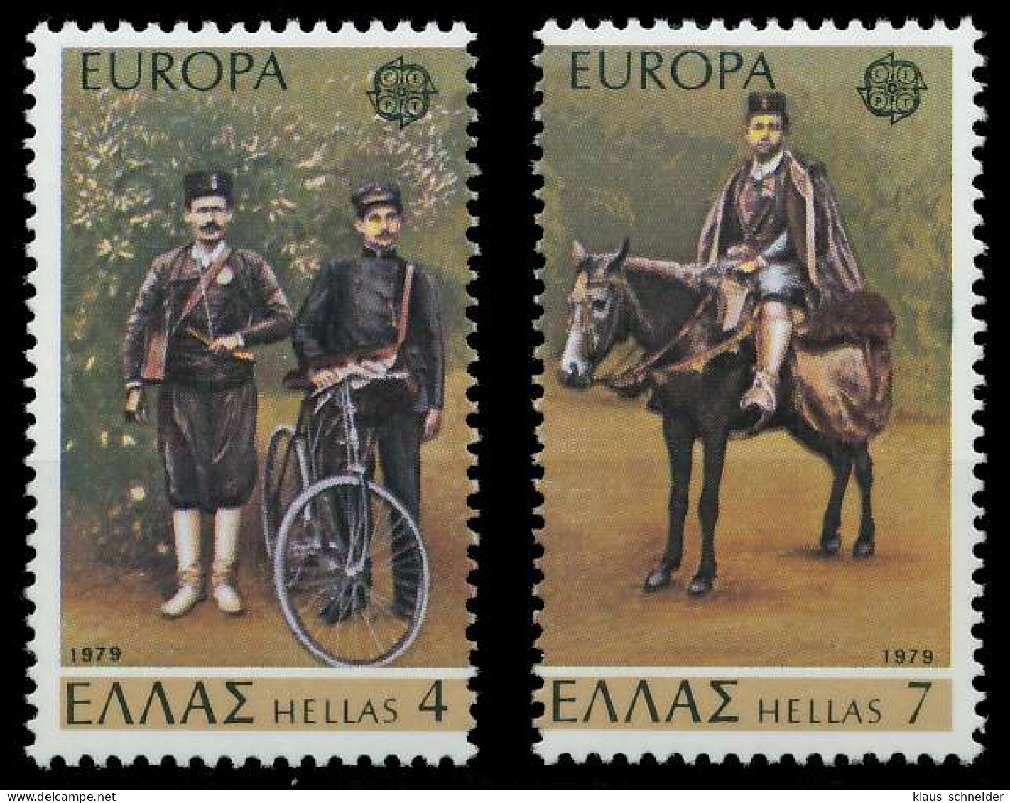 GRIECHENLAND 1979 Nr 1352-1353 Postfrisch X58D0DA - Unused Stamps