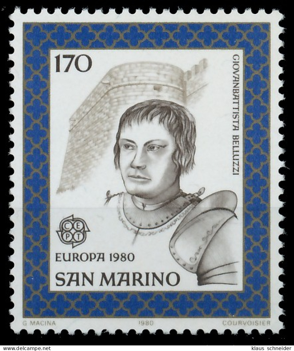 SAN MARINO 1980 Nr 1212 Postfrisch X59A2A2 - Unused Stamps