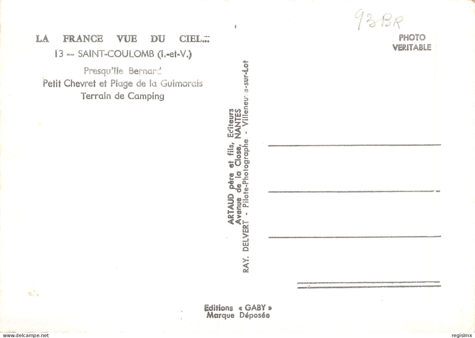 35-SAINT COULOMB-N°2888-A/0267 - Saint-Coulomb