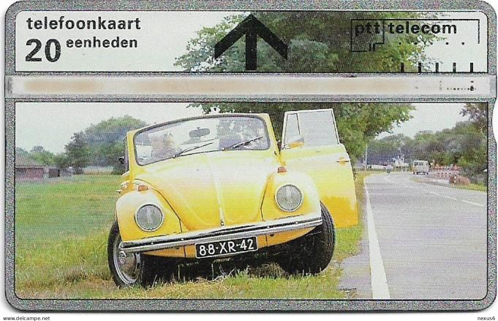 Netherlands - KPN - L&G - R085 - Volkswagen Beetle Back - 344H - 01.1994, 20Units, 5.450ex, Used - Privées