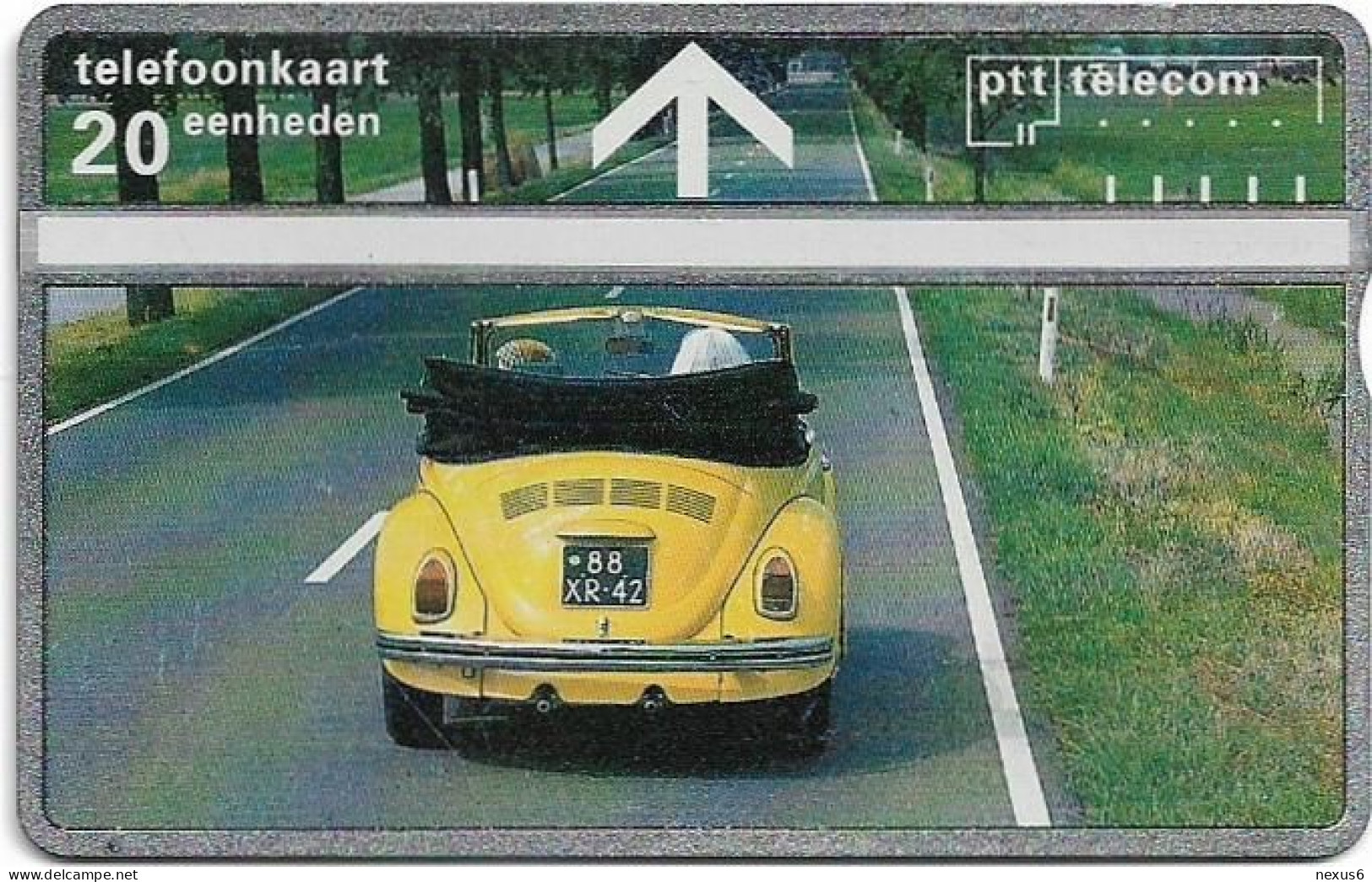 Netherlands - KPN - L&G - R126-01 - Volkswagen Beetle Front - 401A - 01.1994, 20Units, 5.000ex, Mint - Privées