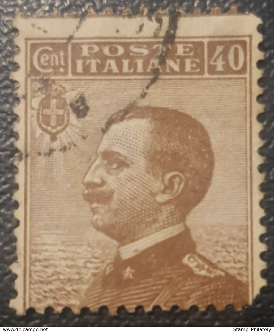 Italy 40C Classic Used Stamp King  Victor Emmanuel - Oblitérés