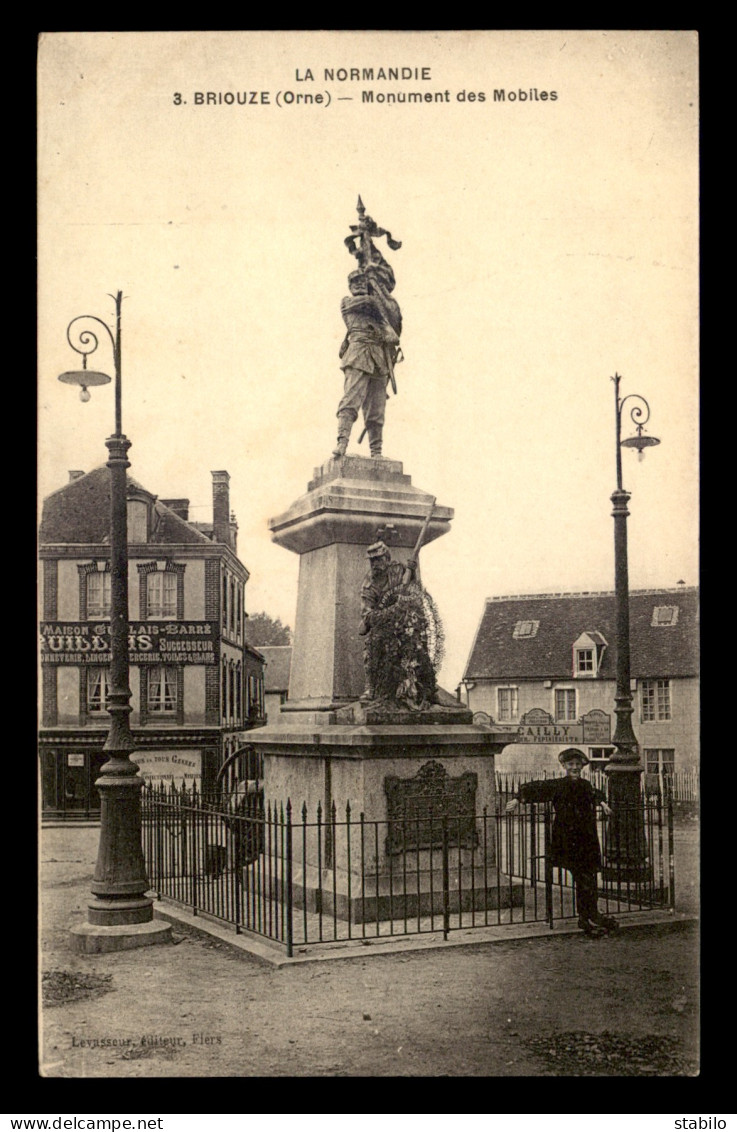 61 - BRIOUZE - MONUMENT AUX MORTS DE LA GUERRE DE 1870 - Briouze