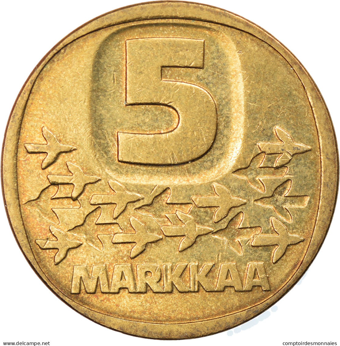 Monnaie, Finlande, 5 Markkaa, 1983, TTB, Aluminum-Bronze, KM:57 - Finnland