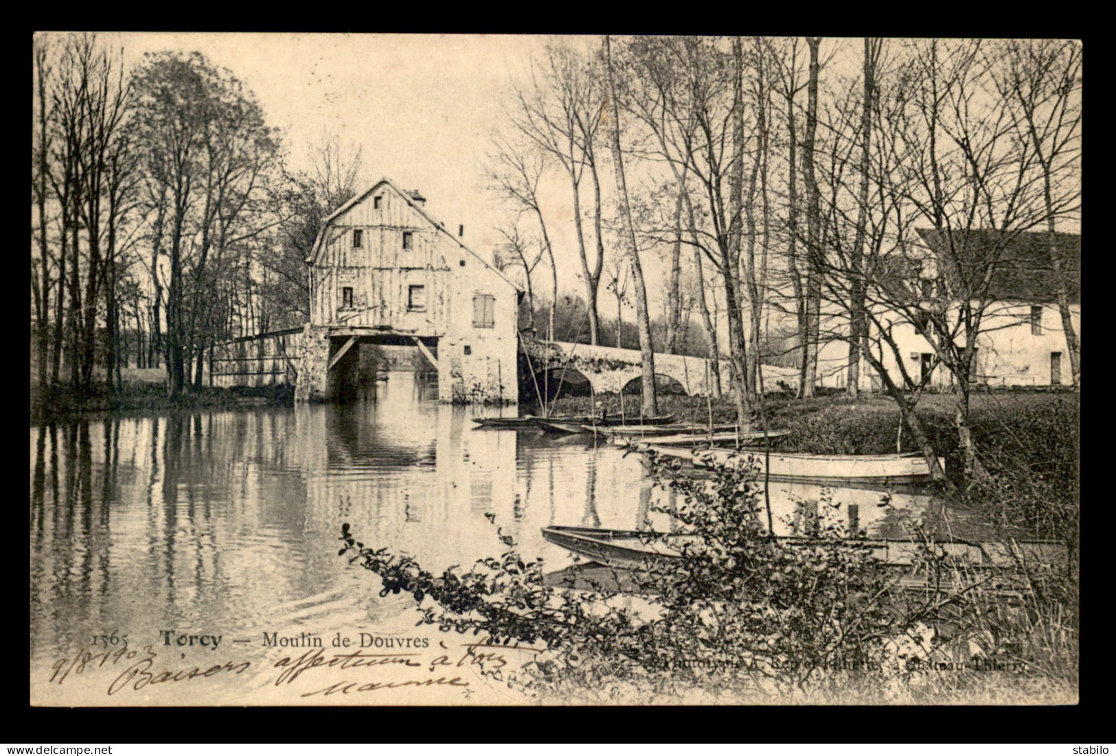 77 - TORCY - MOULIN A EAU DE DOUVRES - Torcy