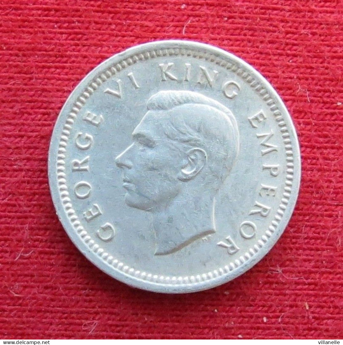 New Zealand 3 Pence 1942 KM# 7 Lt 651 *VT Silver  Nova Zelandia Nuova Zelanda Nouvelle Zelande - Neuseeland