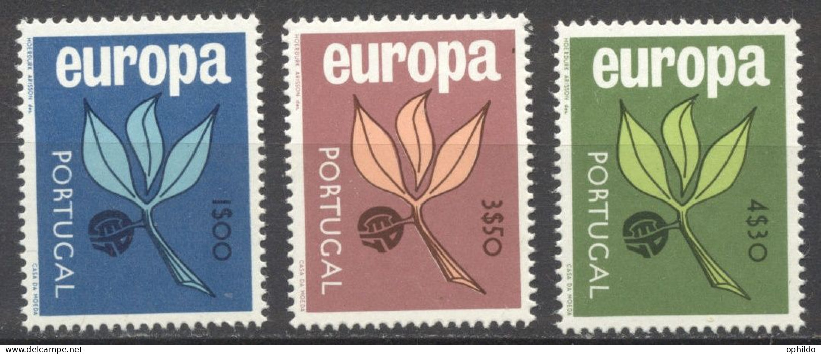 Europa 1965 Portugal 971/973 * * TB Cote 50 Euro - 1965