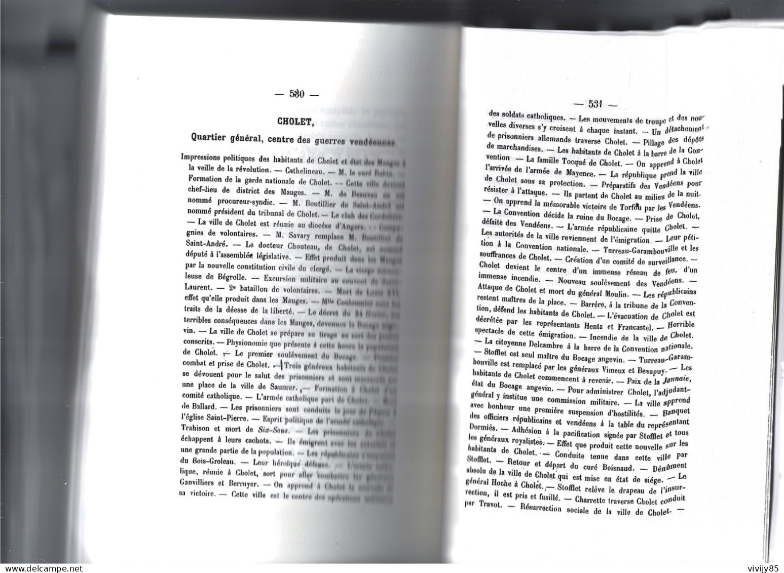 49 - CHOLET - T.Beau livre de 533 pages " Histoire de Cholet et de son Industrie " - Tome II