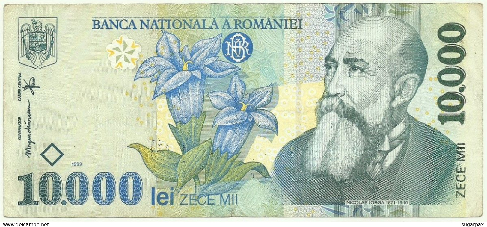 ROMANIA - 10.000 Lei - 1999 - Pick 108 - Série 007B - 10000 - Roumanie