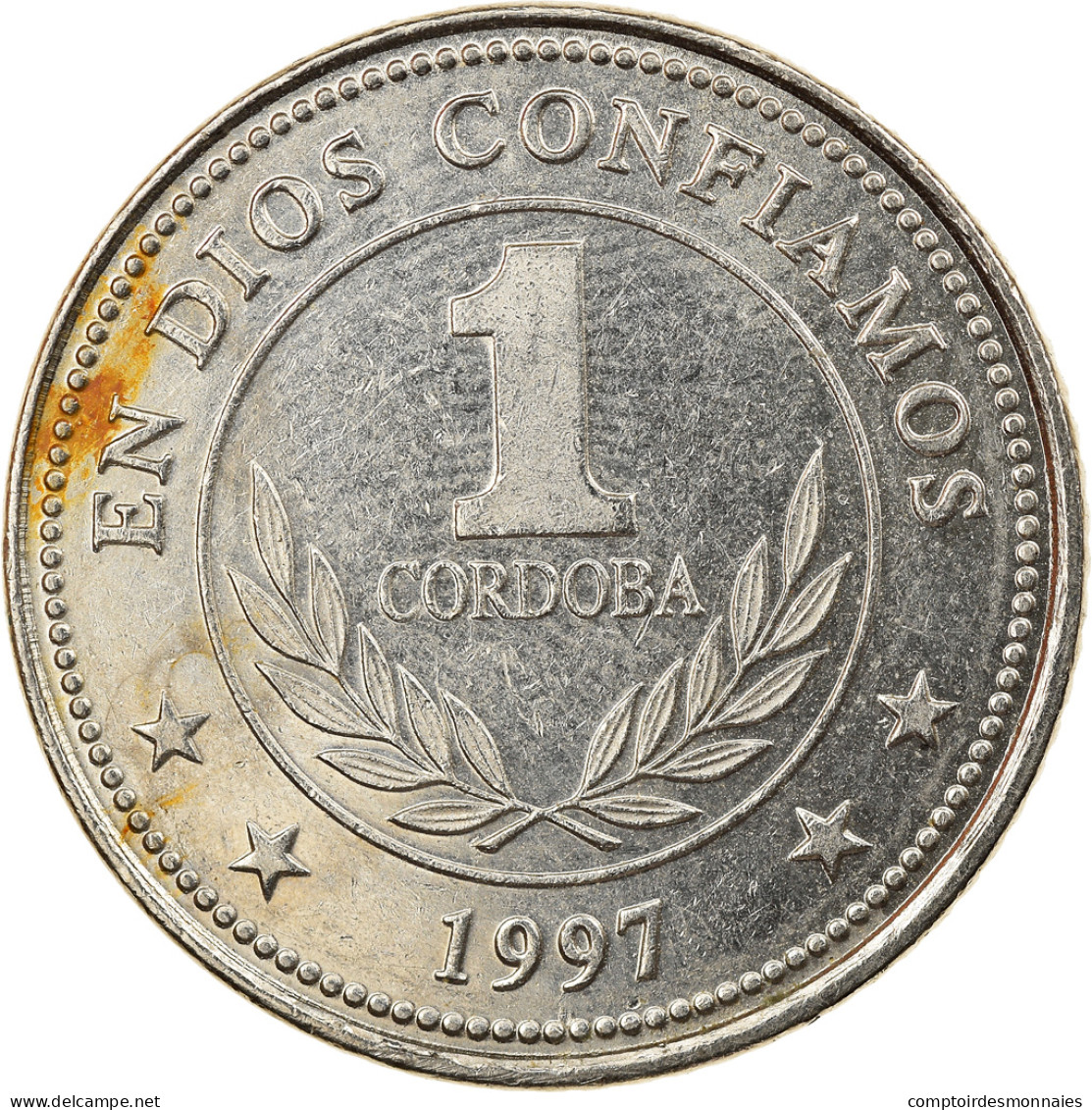 Monnaie, Nicaragua, Cordoba, 1997, TTB, Nickel Clad Steel, KM:89 - Nicaragua