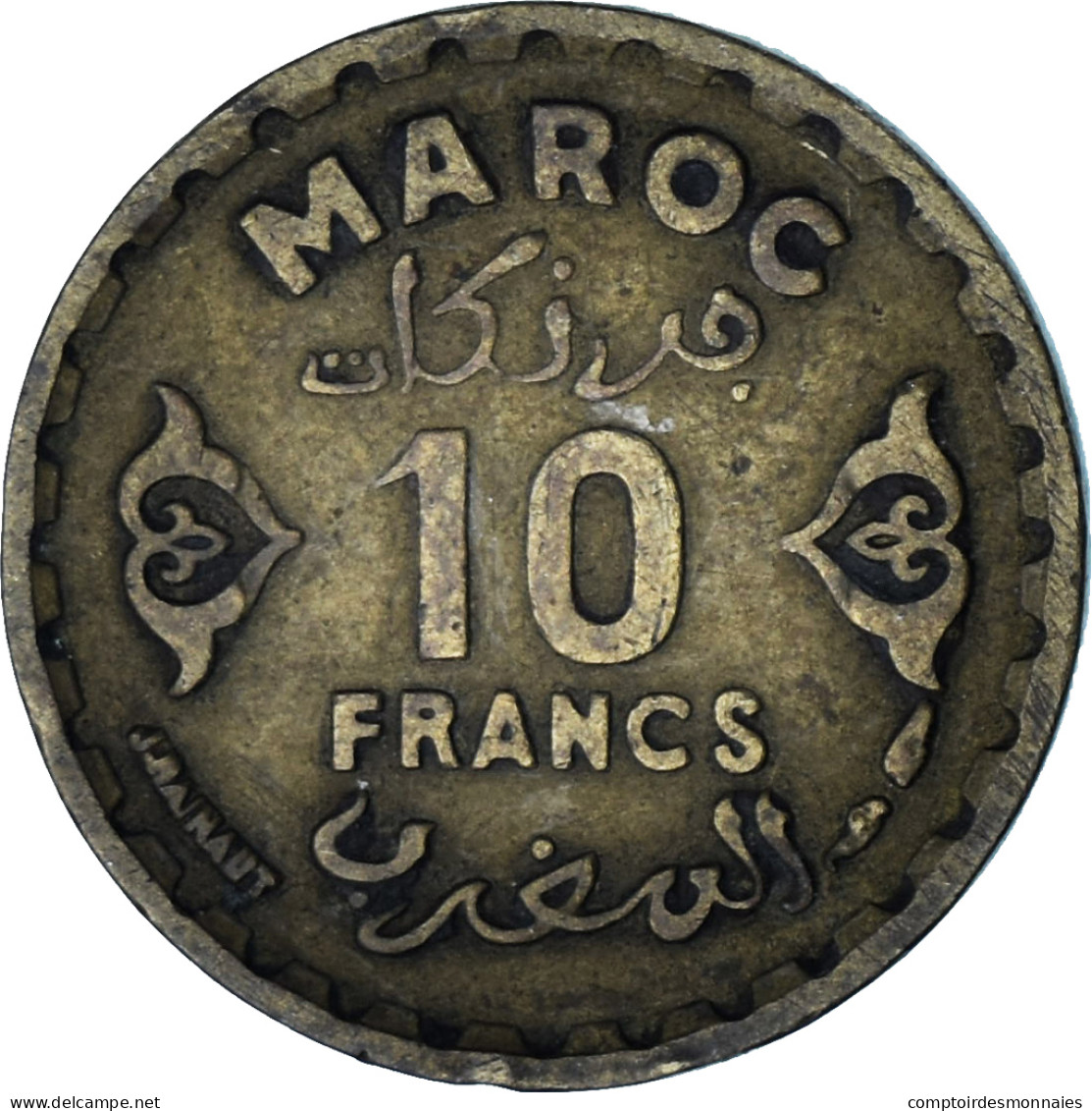 Maroc, 10 Francs, 1951 - Maroc