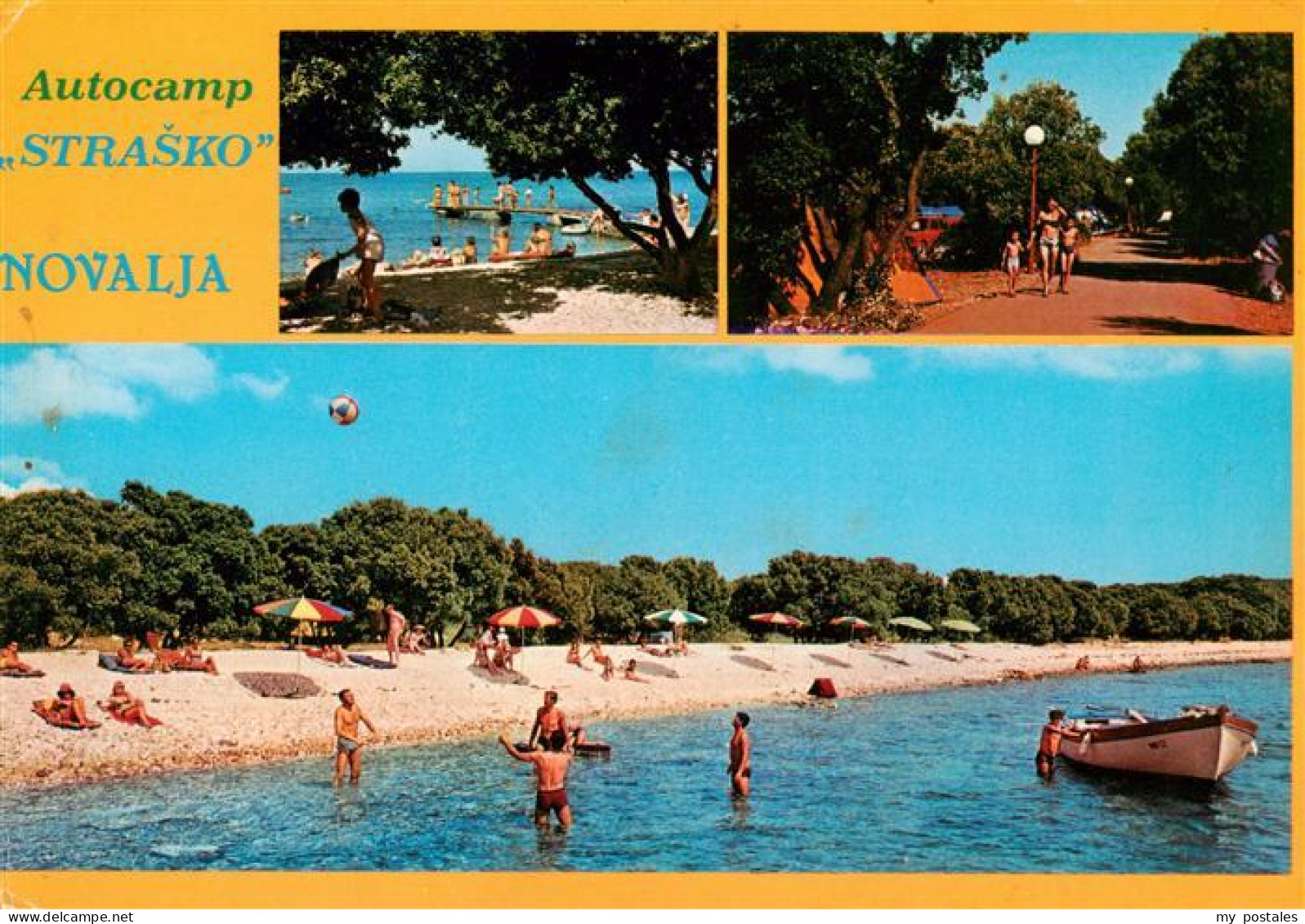 73882627 Novalja Novalje Croatia Autocamp Strasko Strandpartien  - Croatie