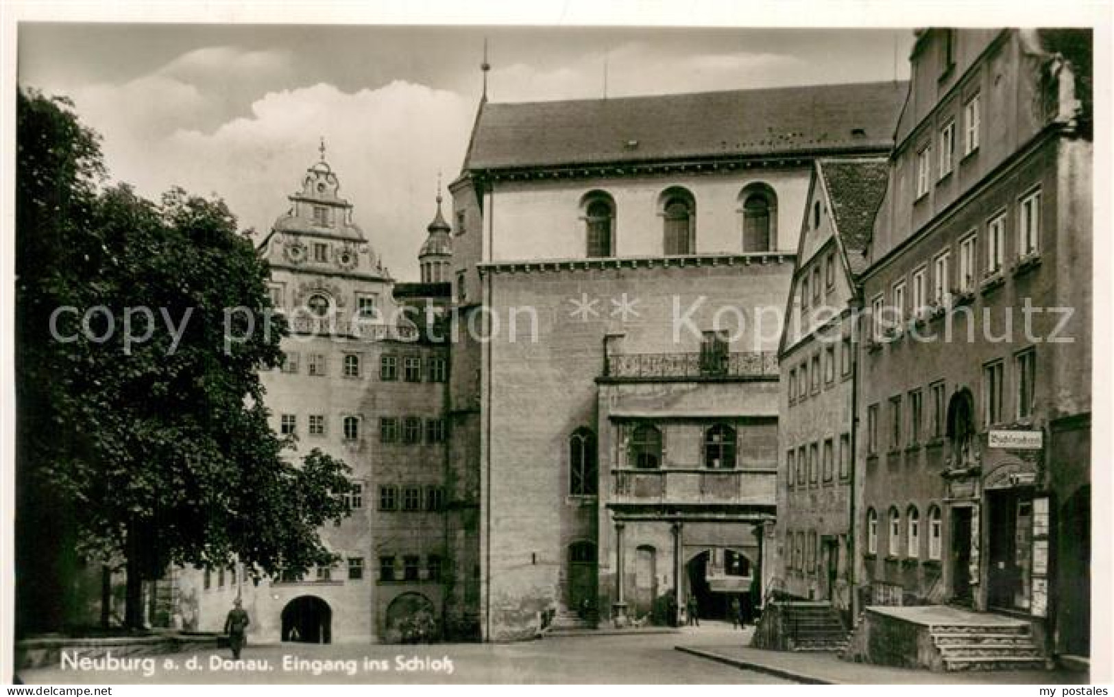 73777110 Neuburg  Donau Eingang Ins Schloss  - Neuburg