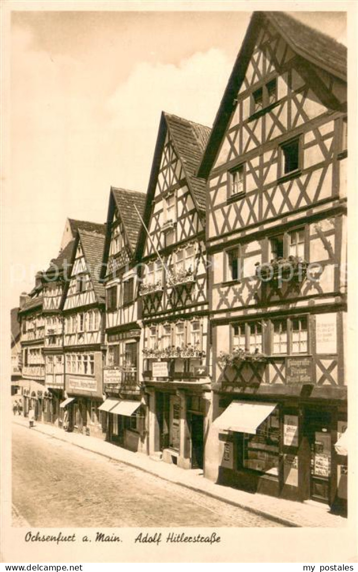 73777076 Ochsenfurt Haeuserpartie In Der Altstadt Fachwerkhaeuser Ochsenfurt - Ochsenfurt