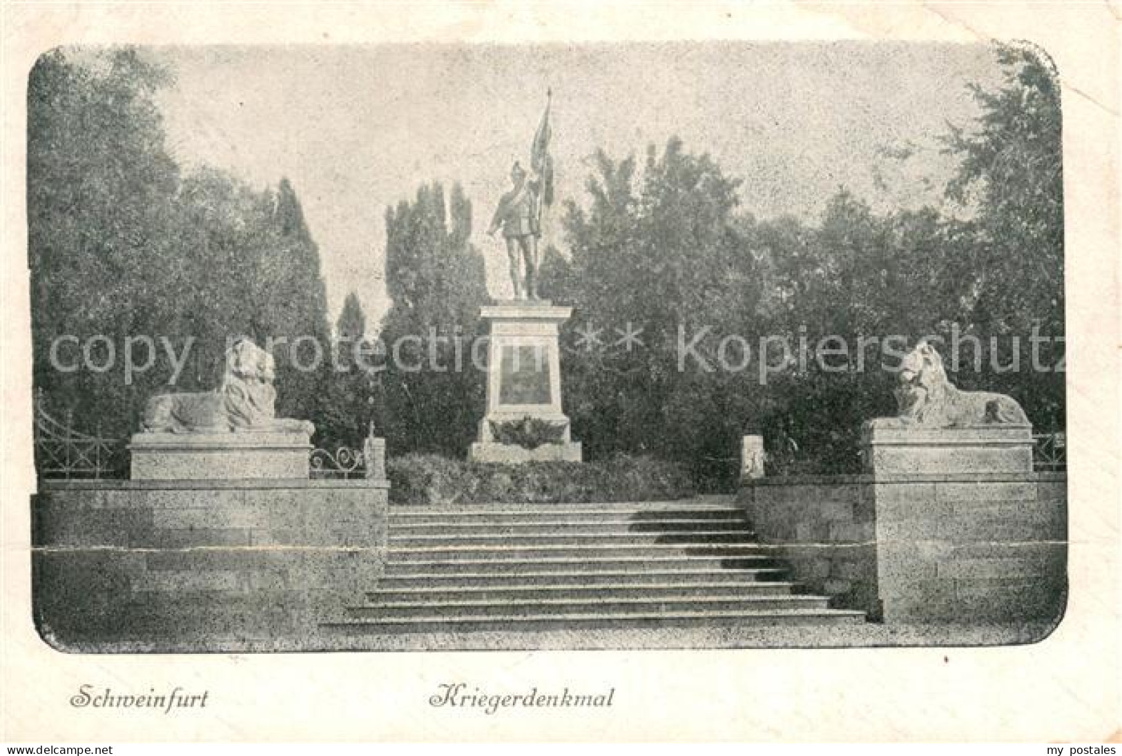 73777068 Schweinfurt Kriegerdenkmal Feldpost Schweinfurt - Schweinfurt