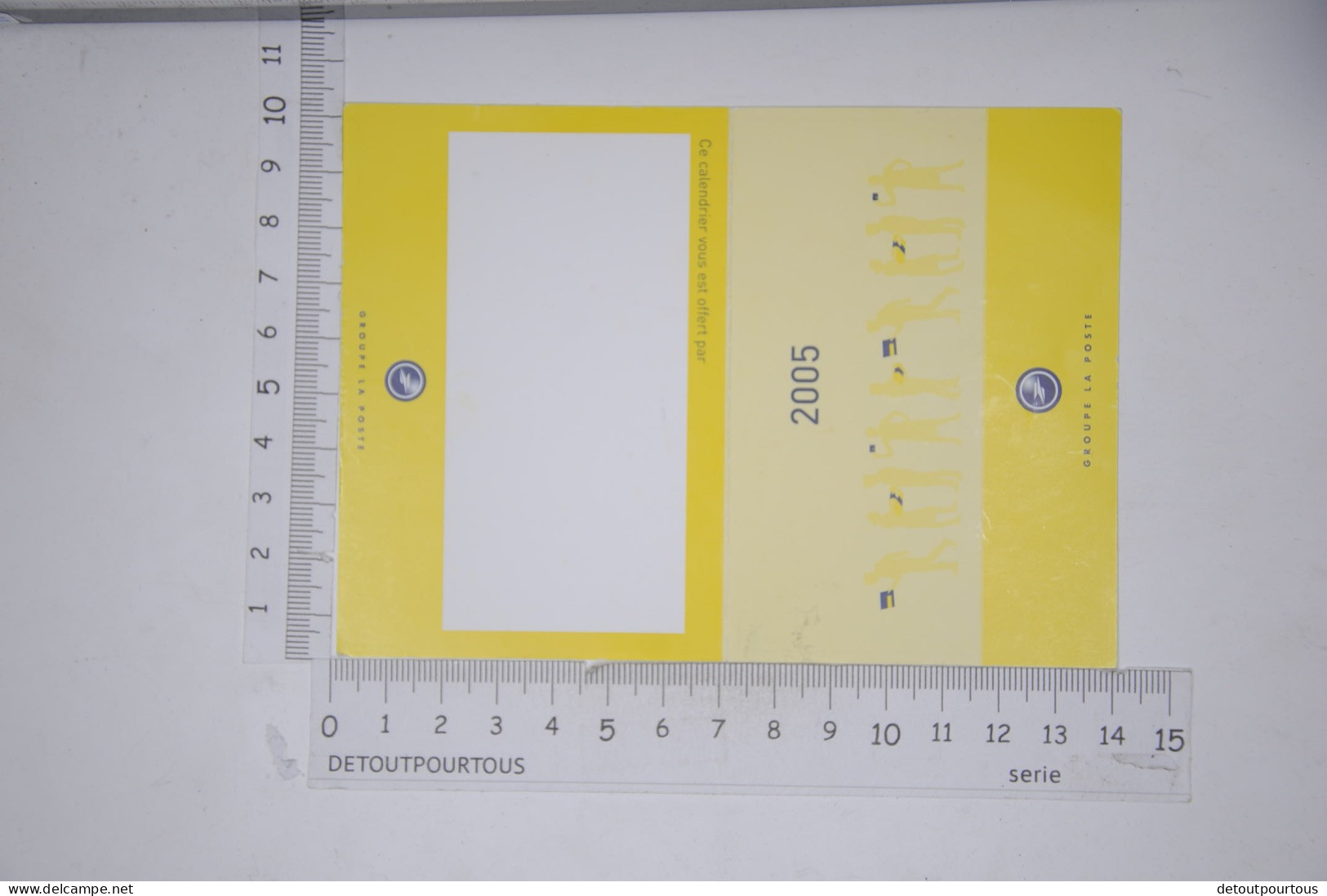 Mini Calendrier 2005 LA POSTE - Tamaño Pequeño : 2001-...