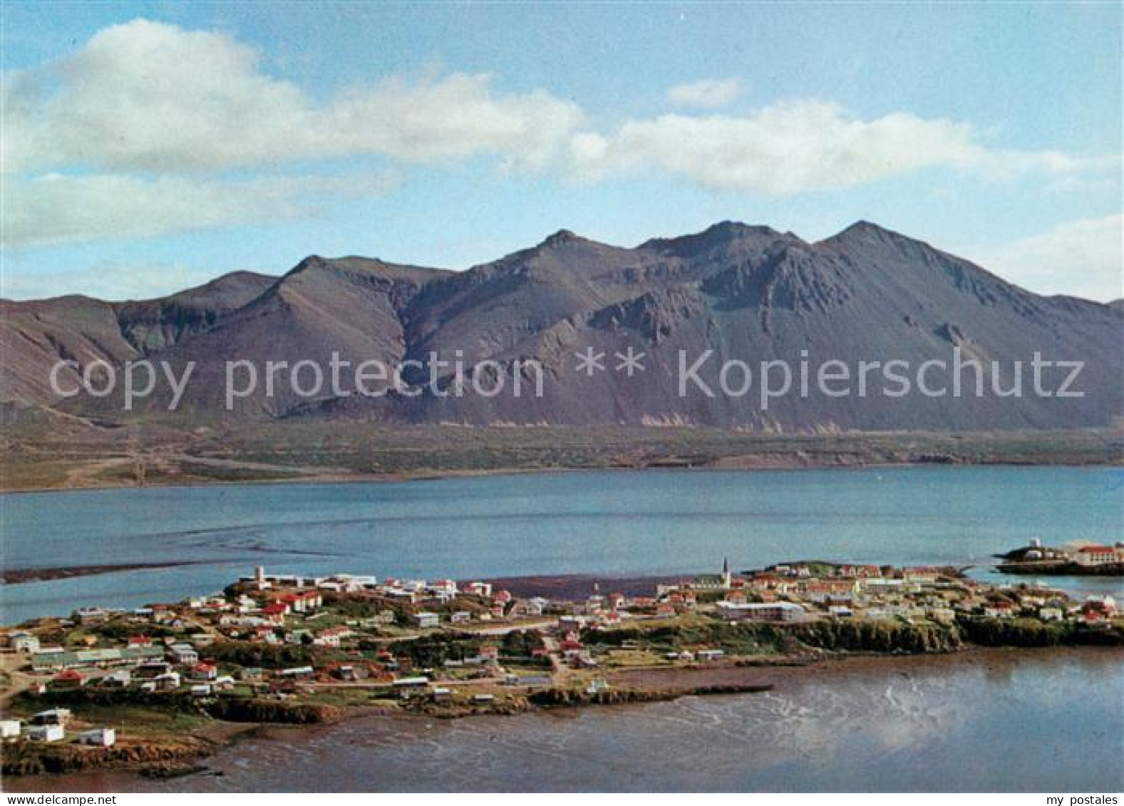 73630861 Borgarnes Panorama  - Islande