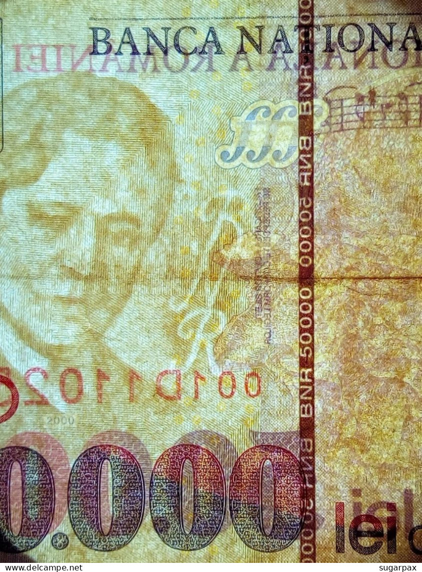 ROMANIA - 50.000 Lei - 2000 - Pick 109A - Série 001D - 50000 - Roemenië