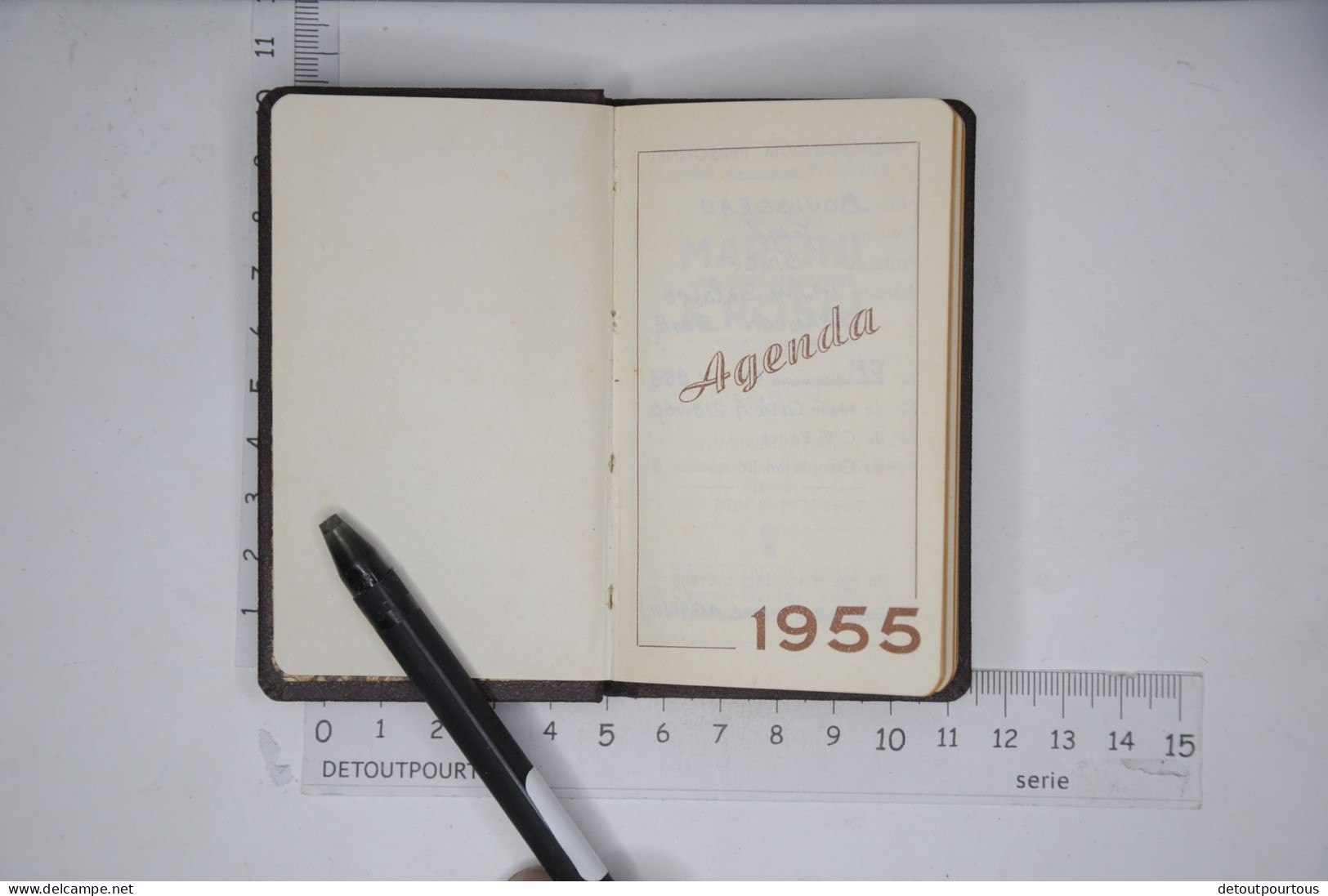 Agenda Calendrier 1955 MARTINI & ROSSI Alcool - Small : 1941-60