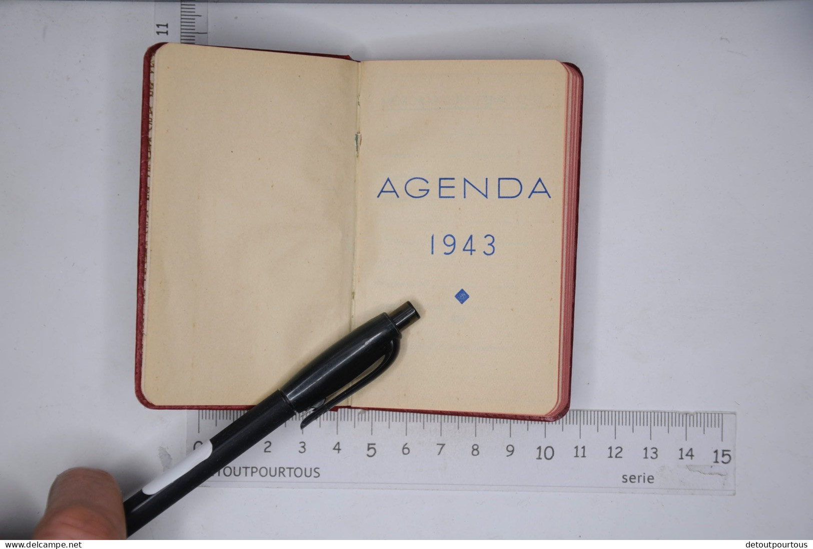 Agenda Calendrier 1943 Neuf Jamais Utilisé - Petit Format : 1941-60