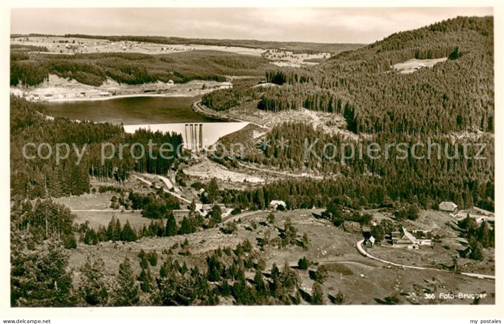 73623109 Schluchsee Panorama Mit Staumauer Schluchsee - Schluchsee