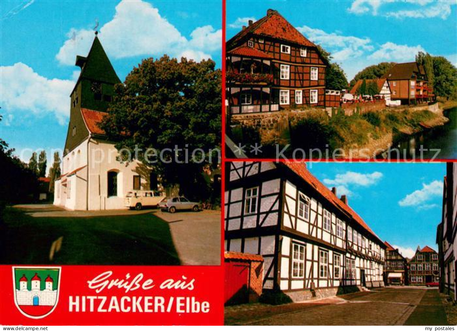 73619900 Hitzacker Elbe Kirche Elbufer Drawehn Hitzacker Elbe - Hitzacker