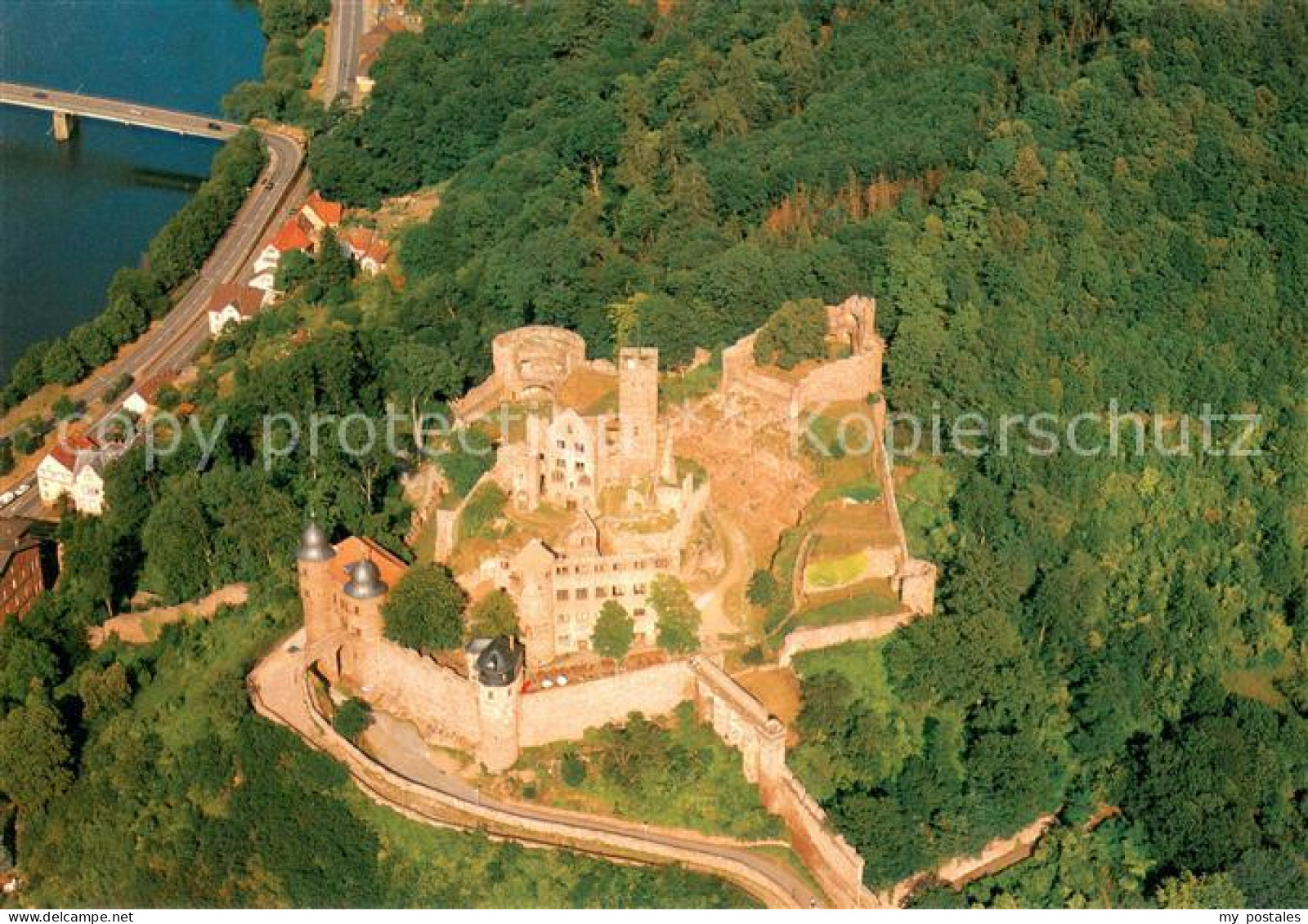 73617971 Wertheim Main Schloss Fliegeraufnahme Wertheim Main - Wertheim