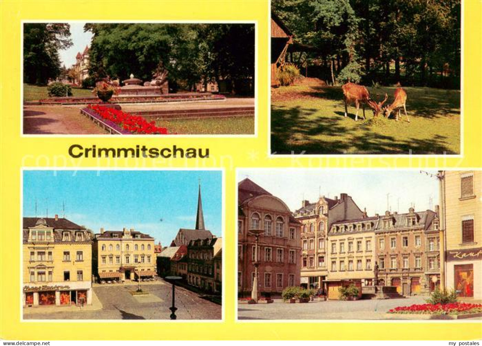 73617891 Crimmitschau Park Wildgehege Marktplatz Crimmitschau - Crimmitschau