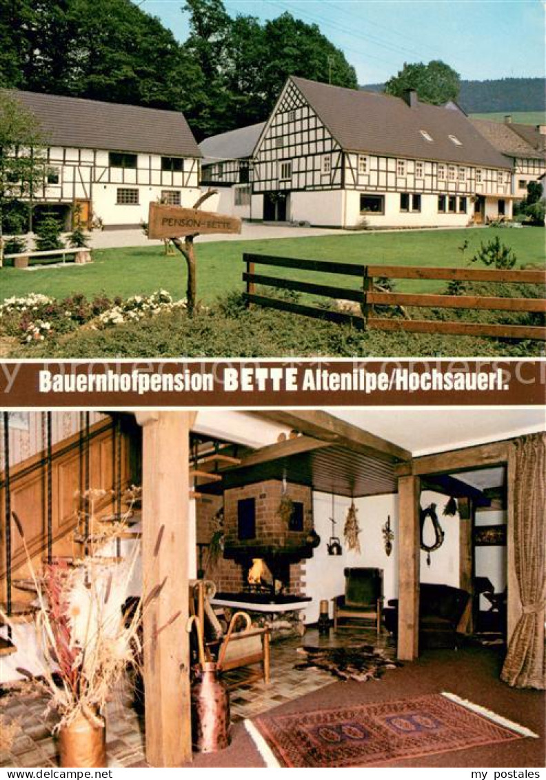 73616265 Altenilpe Bauernhofpension Bette Kaminzimmer Altenilpe - Schmallenberg