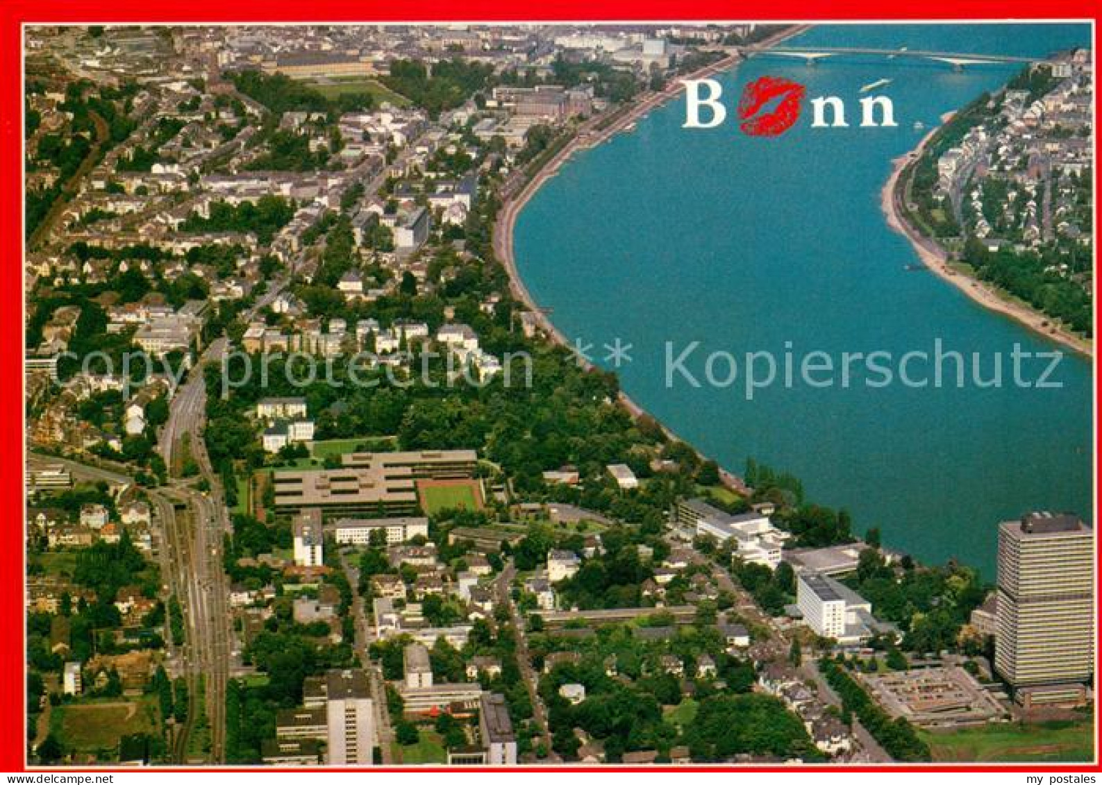 73616172 Bonn Rhein Fliegeraufnahme Mit Regierungsviertel Bonn Rhein - Bonn