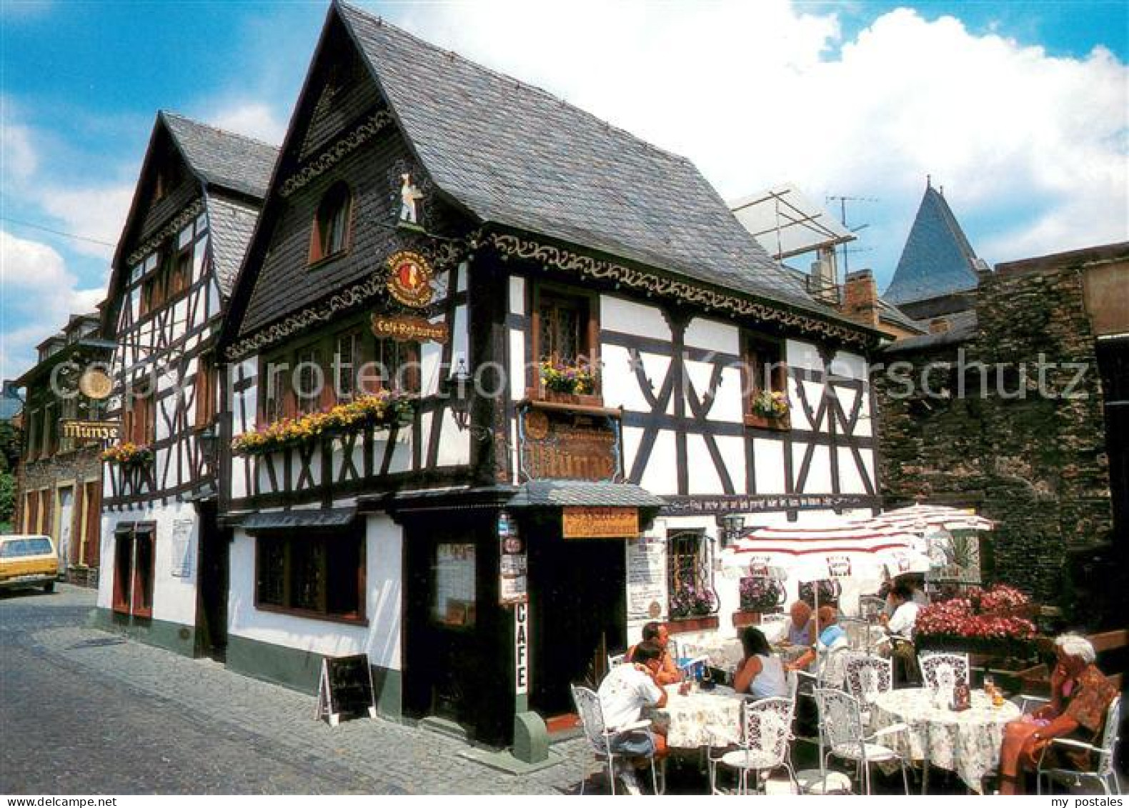 73615864 Bacharach Rhein Alte Muenze Terrasse Bacharach Rhein - Bacharach