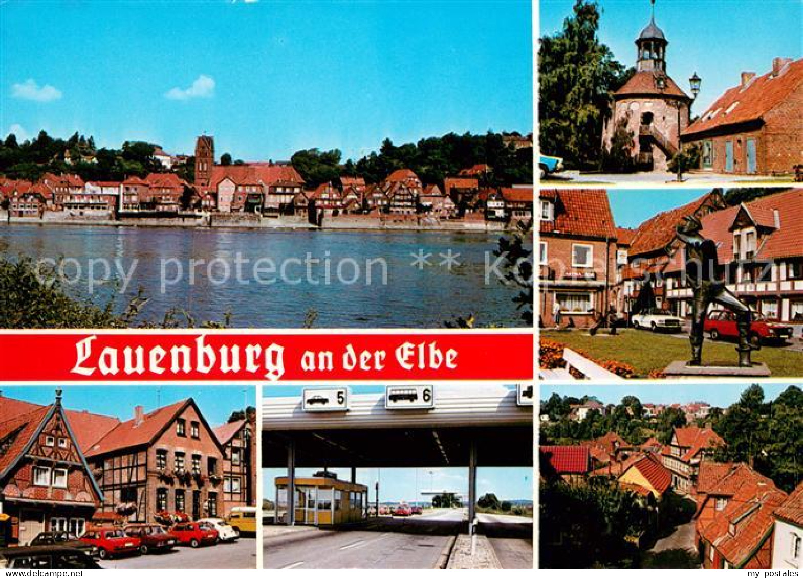 73615684 Lauenburg Elbe Unterstadt Schlossturm Rufer Altes Haus Zoll Lauenburg E - Lauenburg