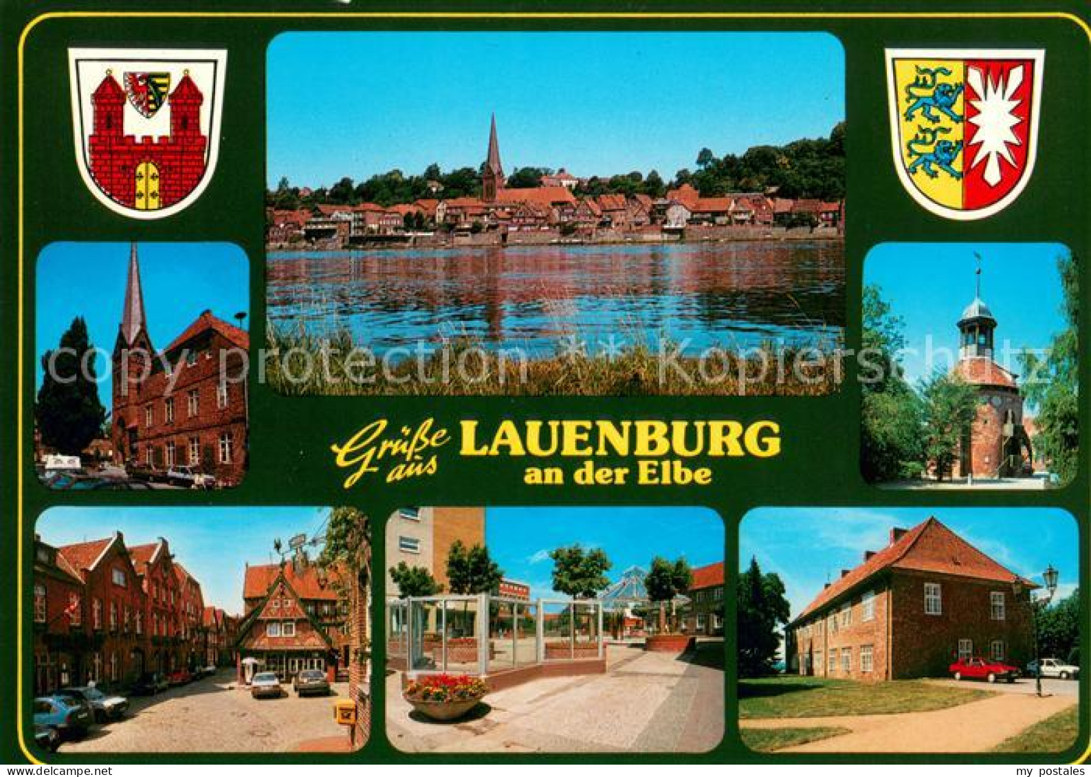 73615623 Lauenburg Elbe Panorama Teilansichten Lauenburg Elbe - Lauenburg